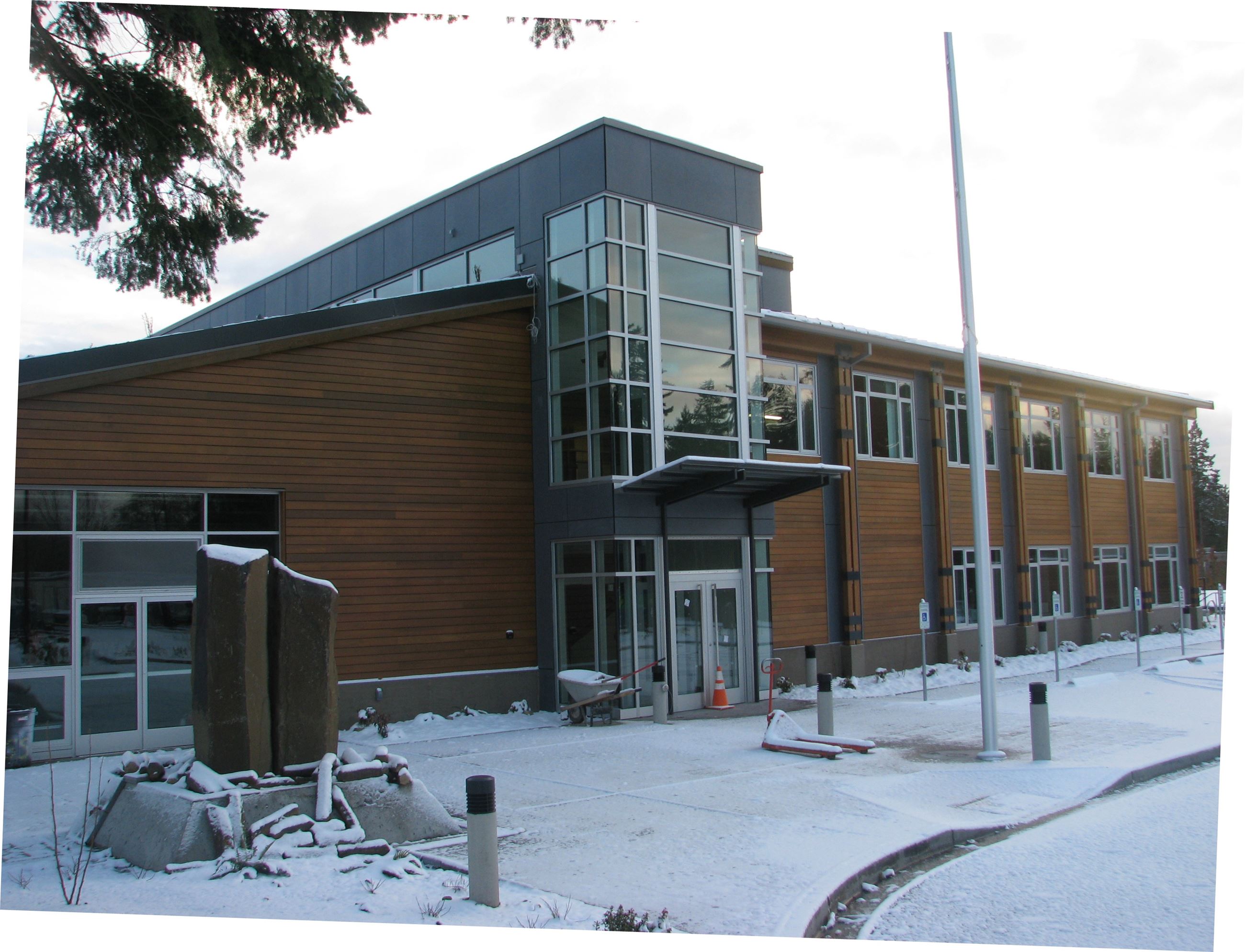 City Hall in the Snow